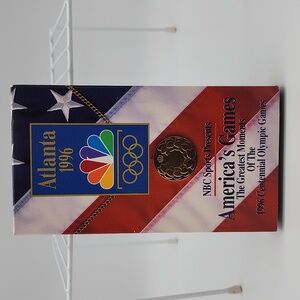 Atlanta 1996 NBC Sports Presents: America's Games Greatest Moments VHS Tape